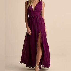 Plum Lulus Evening Gown